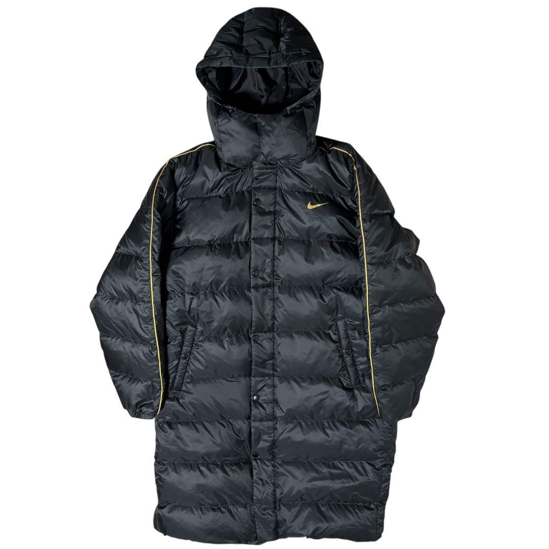 NIKE ナイキ ダウン ロング ベンチコート XL 黒