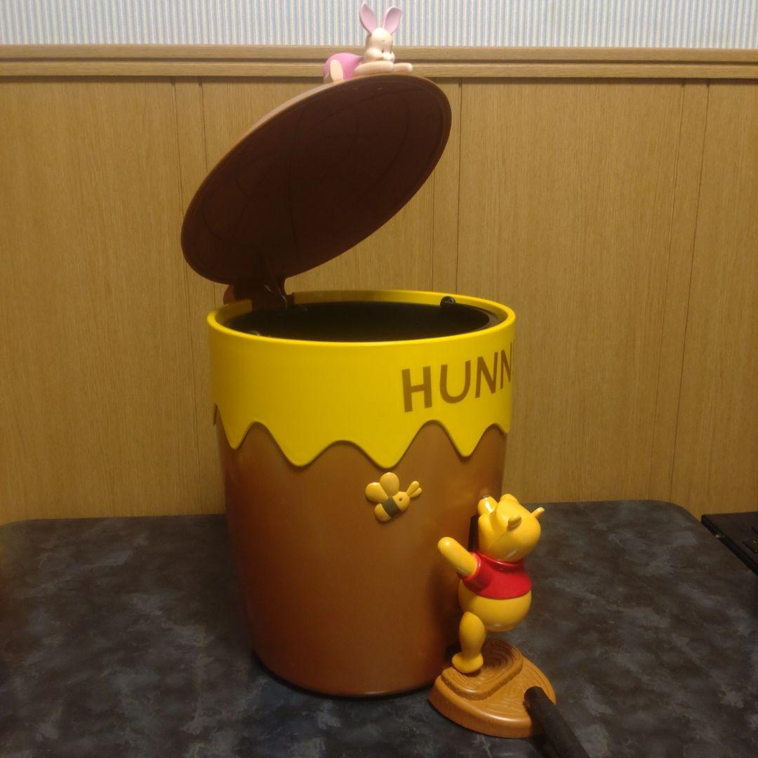 くまのプーさん　特大踏み式ごみ箱、小物入れ　【追加あり】