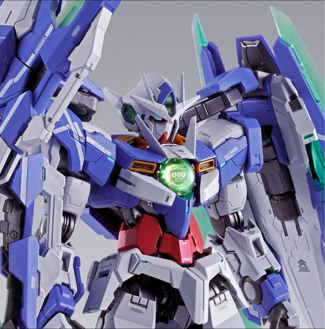 新品 LBUILD ダブルオークアンタ フルセイバー ダブルオーガンダム