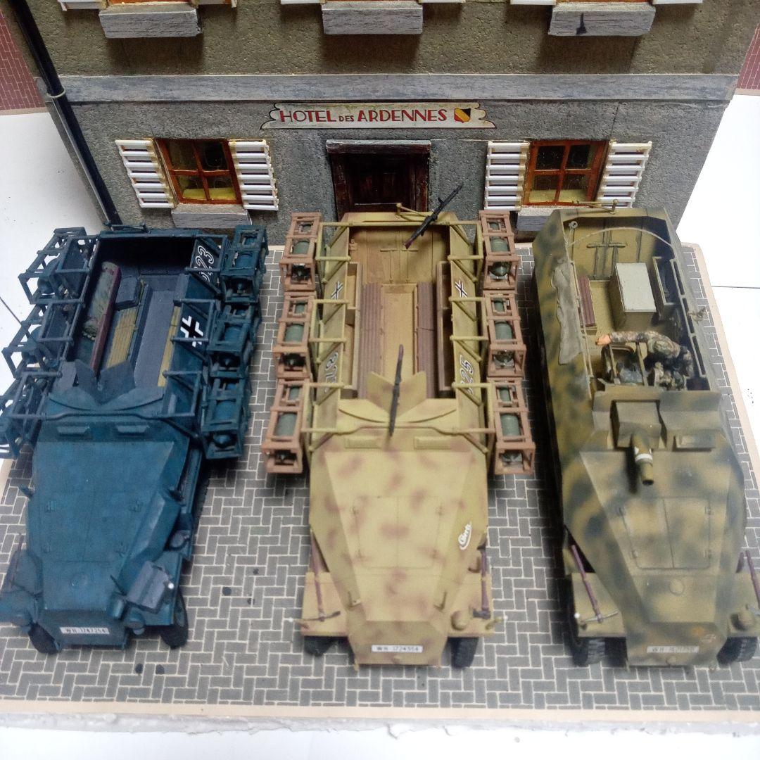 タミヤ　ドイツ軍ハ―フトラックSd.Kfz.251　３輛　1/35　ジオラマ用