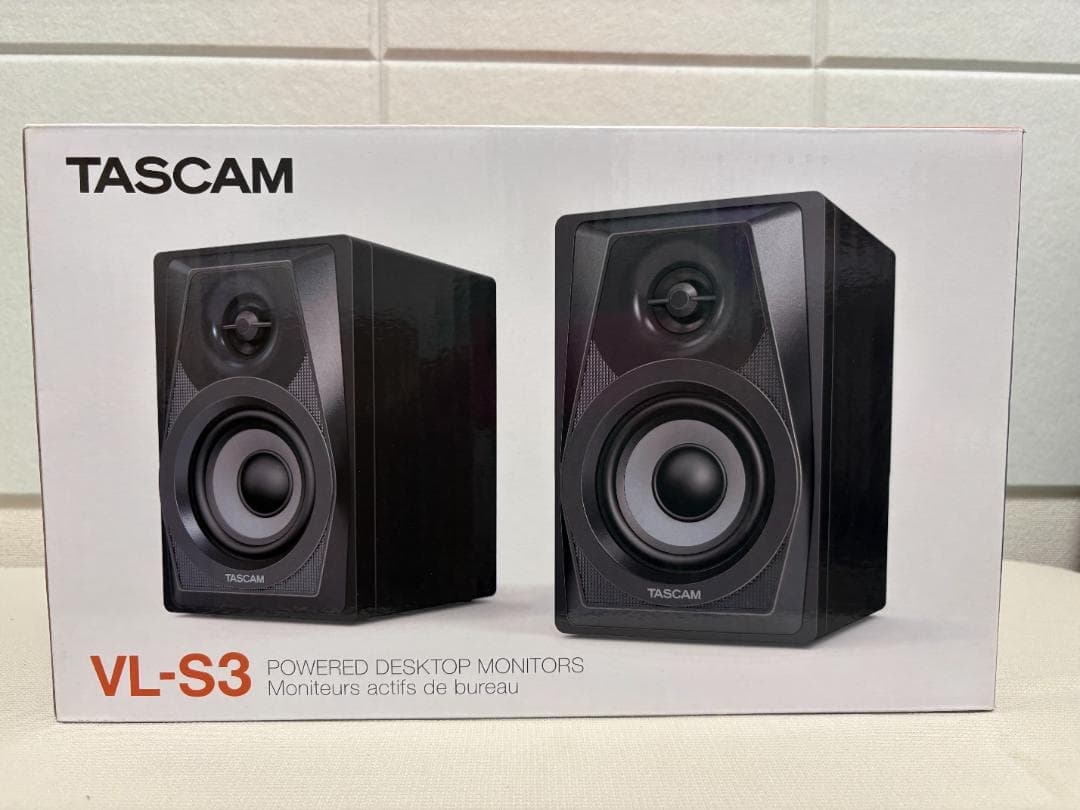 【美品】TASCAM VL-S3モニタースピーカー