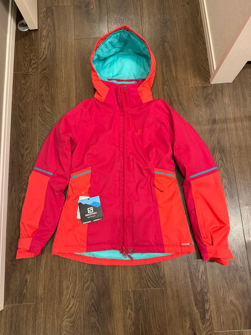 Salomon 女性用スキーウェア フード付き 新品