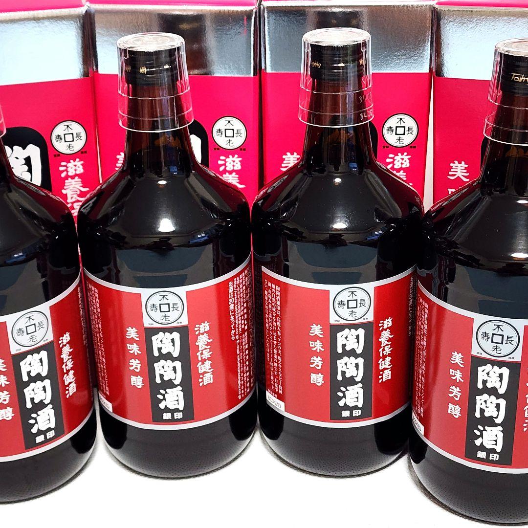 陶陶酒1000ml×6本セット　アルコール分12%銀印　滋養保健酒　新品未開封品