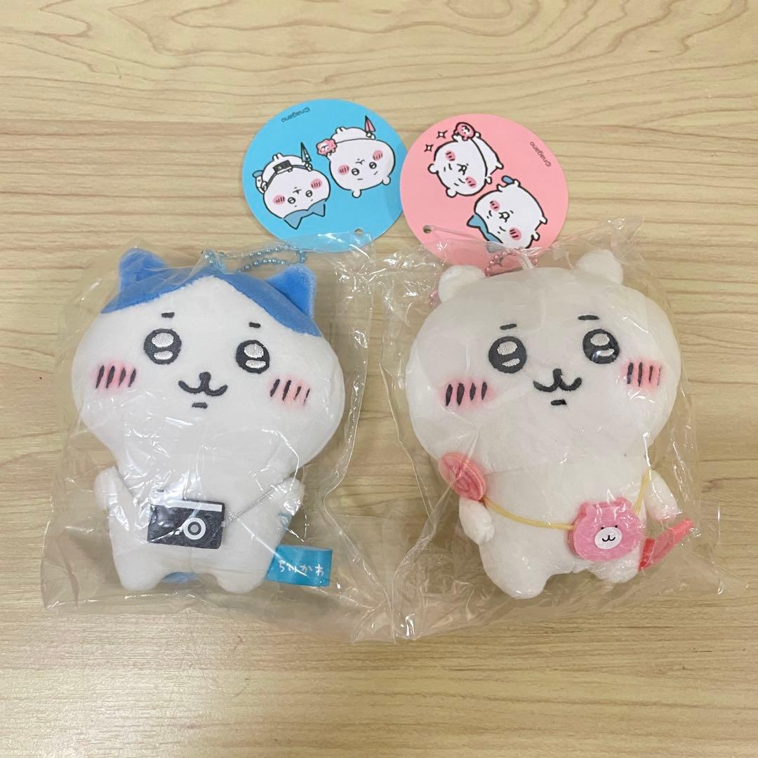 【新品タグ付き】ちいかわ ハチワレ おでかけ楽しみ!なぷちミニマスコット 最初期