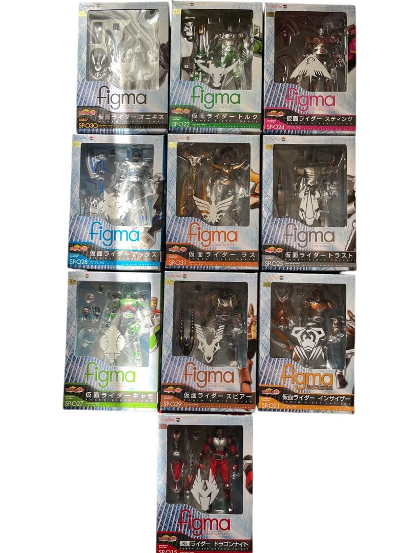仮面ライダー　ドラゴンナイト　figma 10体セット　まとめ売り