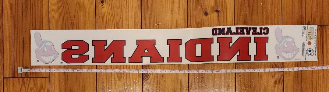 記念グッズ Cleveland Indians Sticker 1997