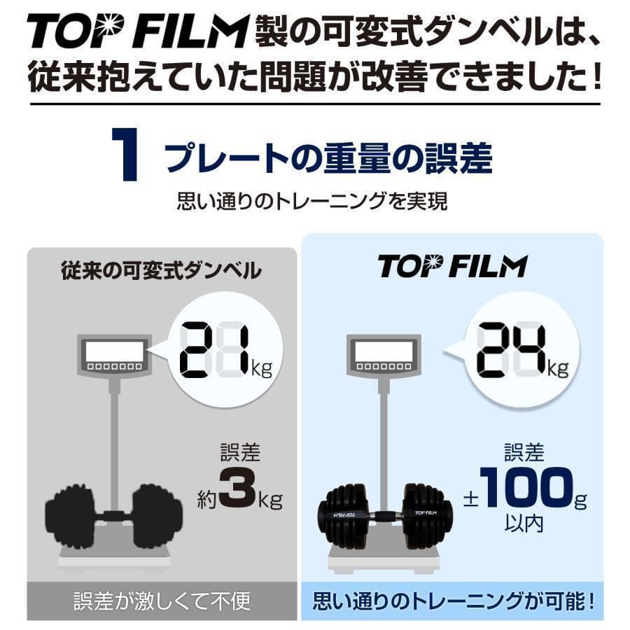 新品＊ダンベル 可変式 24kg2個セット アジャスタブル 15段階調節2663
