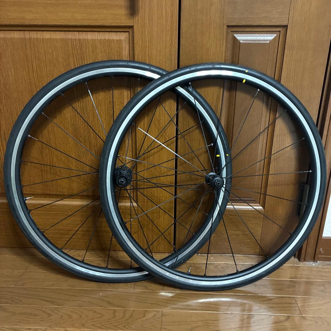 MAVIC ksyrium S リムブレーキ　チューブレスタイヤ付き