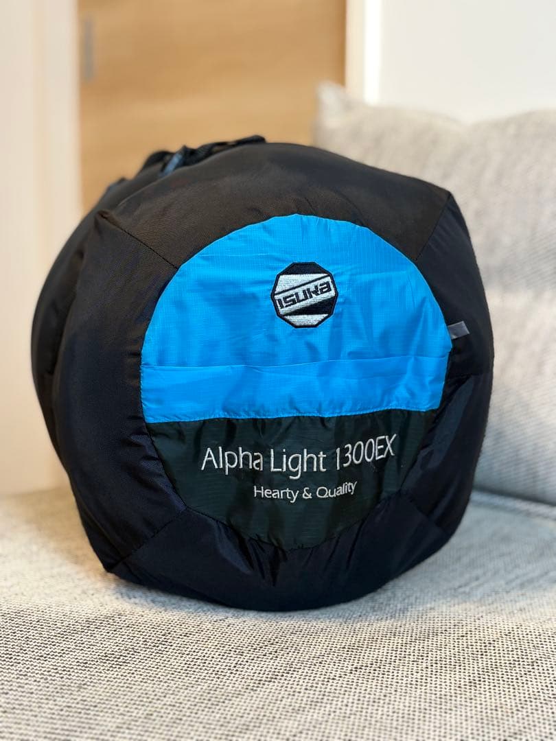 ISUKA イスカ Alpha Light1300EX 寝袋 美品