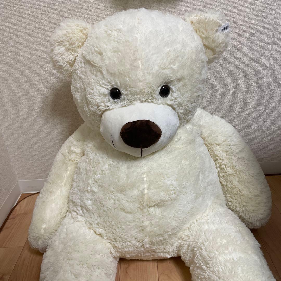 白くま　テディベア　超特大ぬいぐるみ