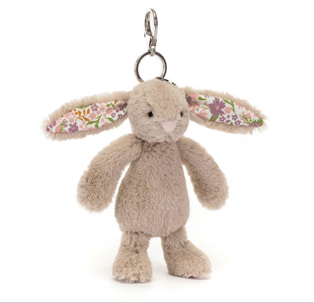 ぬいぐるみ  Blossom Beige 'Petal' Bag Charm