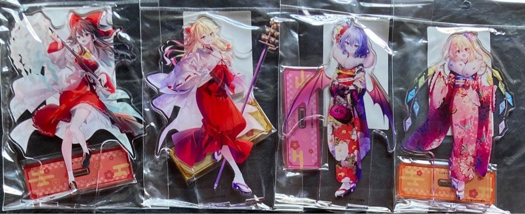 東方project アクリルスタンドセット　博麗神社初詣ver