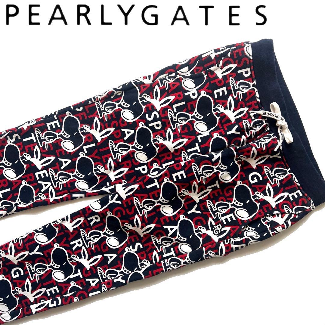 Pearly gates パーリーゲイツ　スヌーピー スウェットパンツ　メンズ