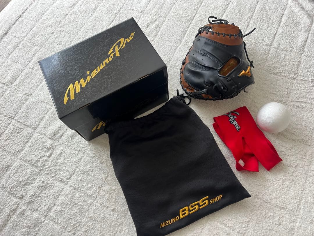ぽんちゃんMizuno Pro 軟式キャッチャーミット　オーダー
