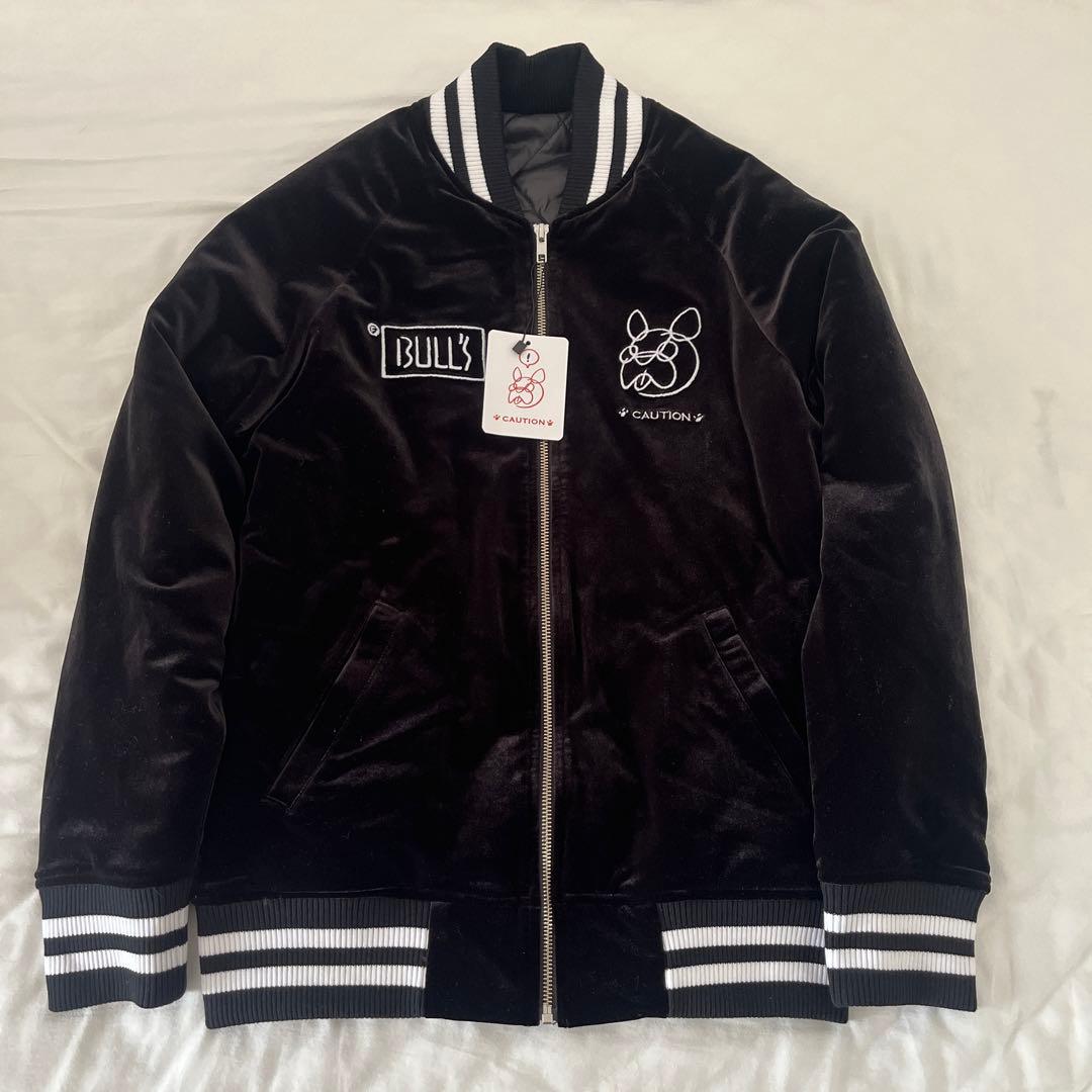 WEST. 桐山照史 アパレル F BULL’S スタジャン 黒