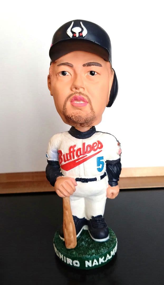☆ボブルヘッド人形)中村紀洋No.5大阪近鉄バファローズ