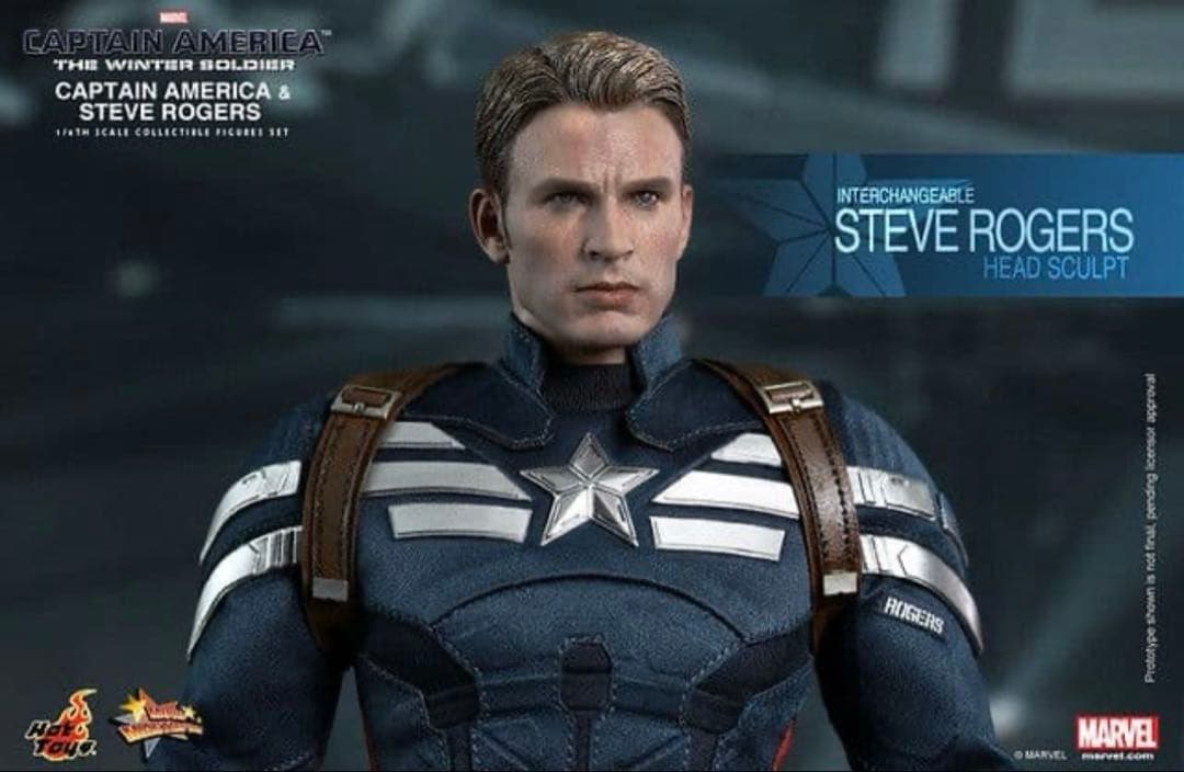 ホットトイズ　キャプテン・アメリカ(ステルス・スーツ版)＆スティーブ・ロジャース