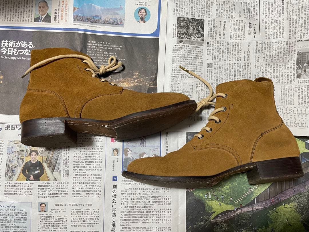 日本軍 編上靴 中田商店製 28センチ 複製品 陸軍 海軍 レプリカ 軍服