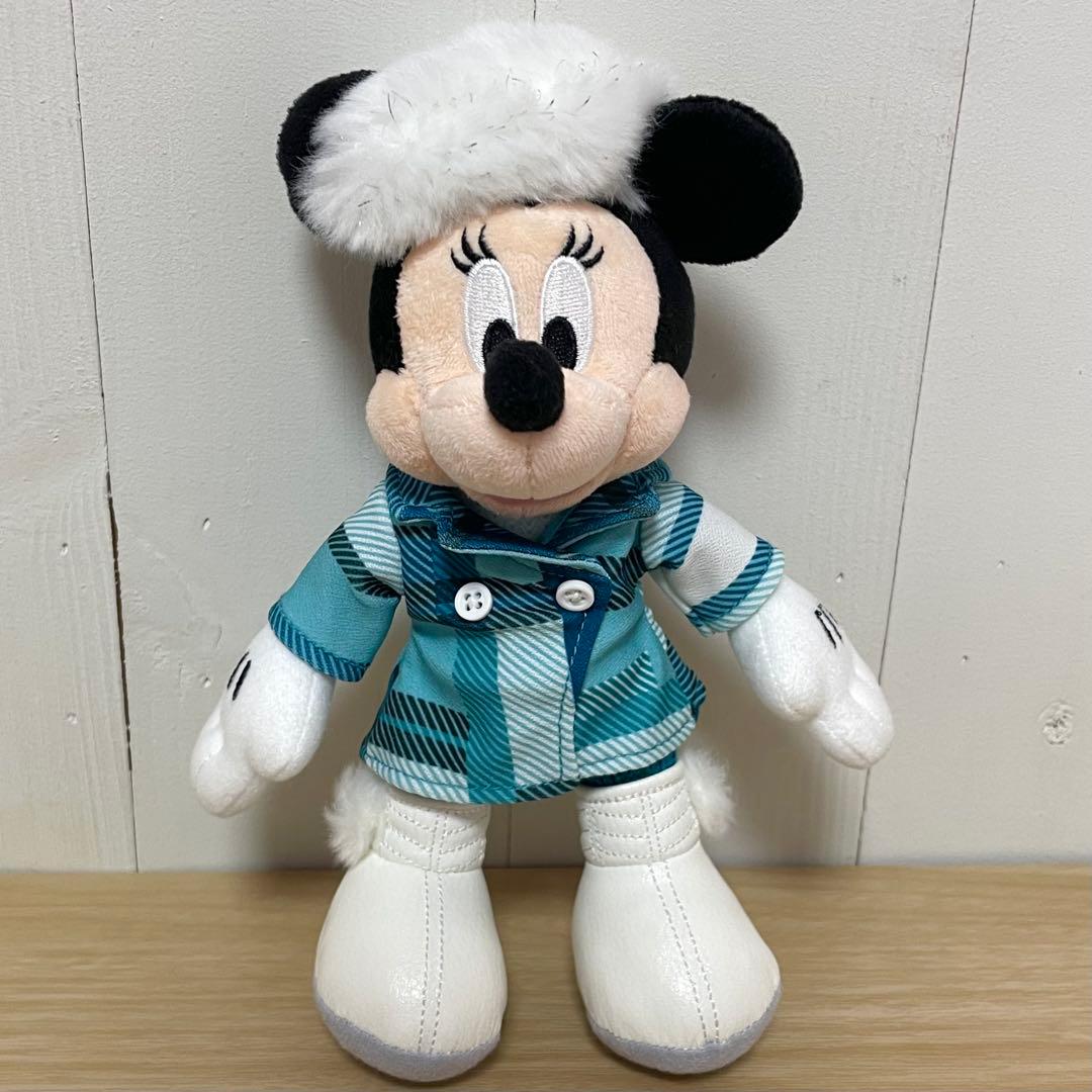 ディズニー ミニーのスタイルスタジオ ぬいぐるみバッジ 冬