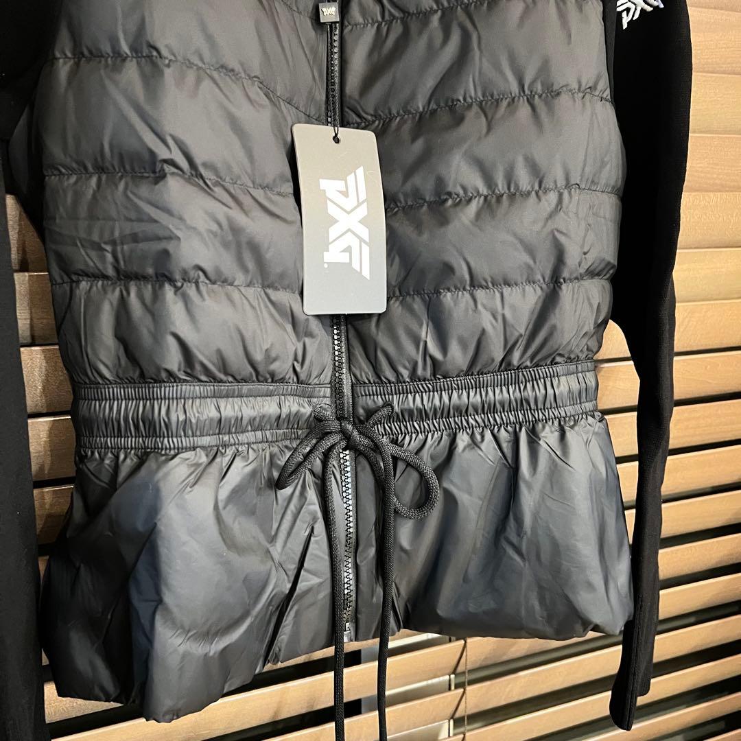 PXG 新作ゴルフ ウェア レディース ジャケット ダウン×ニット トップスS