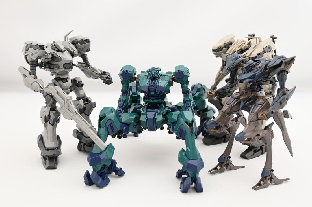 30mm アーマードコアⅥ 4体 オプション 01 02 6点セット ジャンク