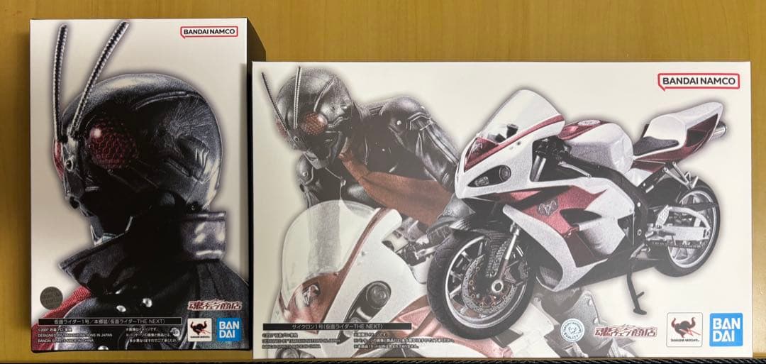 真骨彫製法 仮面ライダーTHE NEXT 仮面ライダー1号サイクロン1号 セット