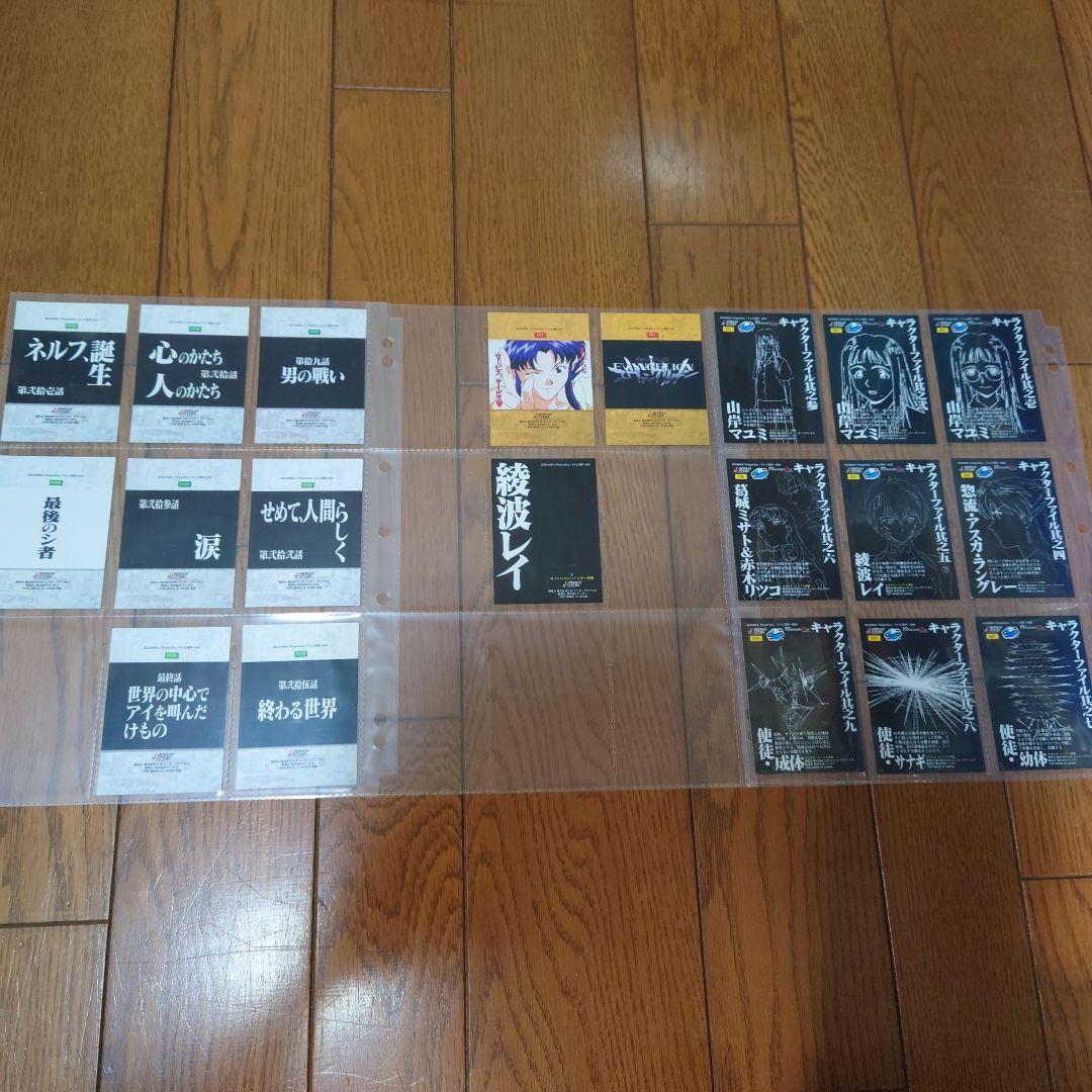 エヴァンゲリオン カードダスマスターズ バインダー＋第壱集コンプ 初版 おまけ付