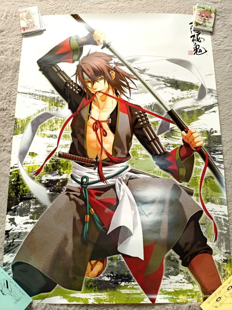 薄桜鬼 合戦 B2ポスター カズキヨネ 8枚セット C77 コミケ 未使用