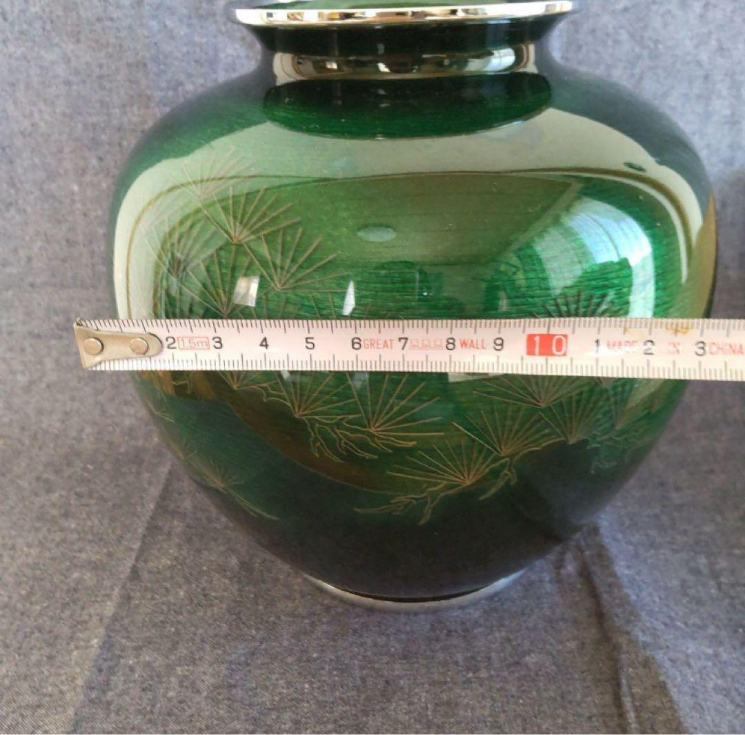 安藤七宝店造 七宝花瓶 壺 花瓶 置物