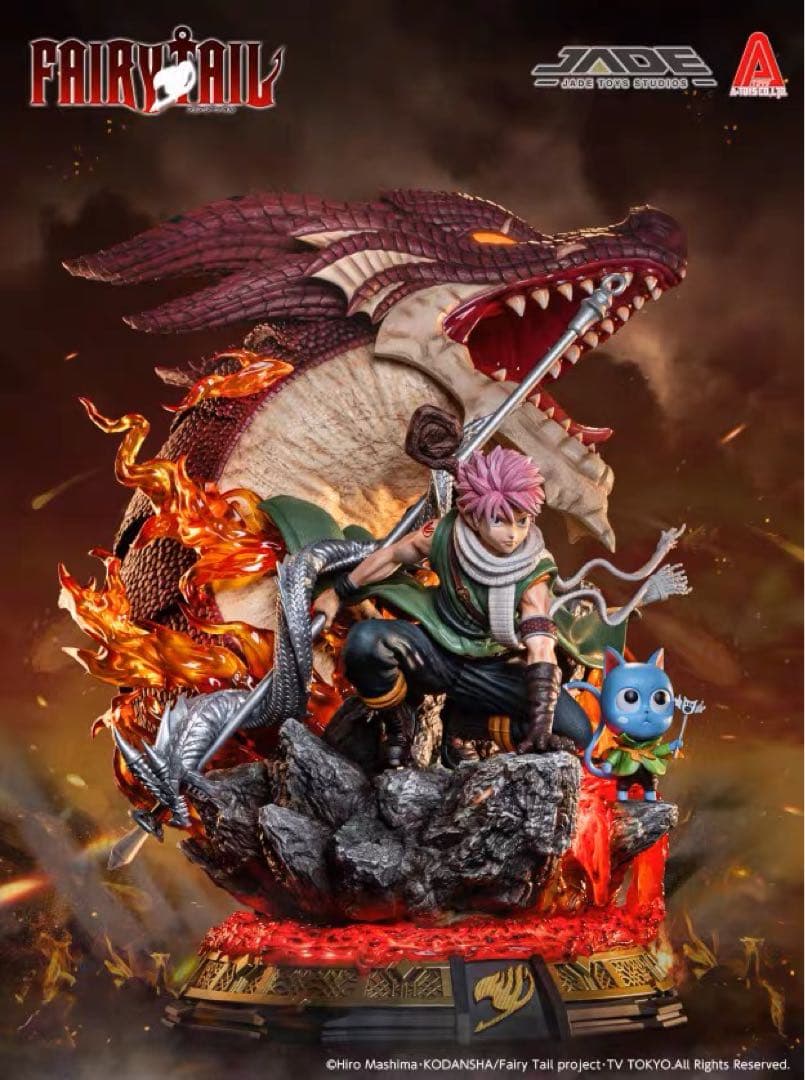 FAIRY TAIL フェアリーテイル ナツ 1/8ガレージキットスタチュー ④