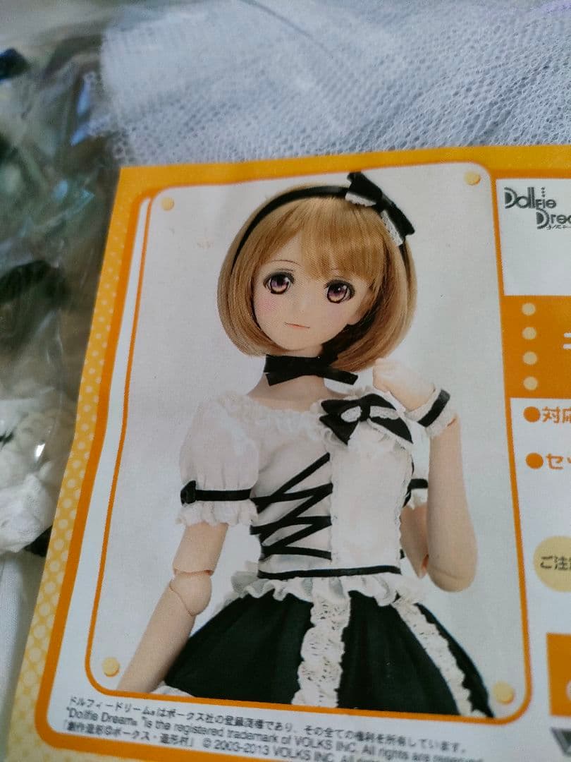 天使のころもDD用ドレス　モノクロームロリータ