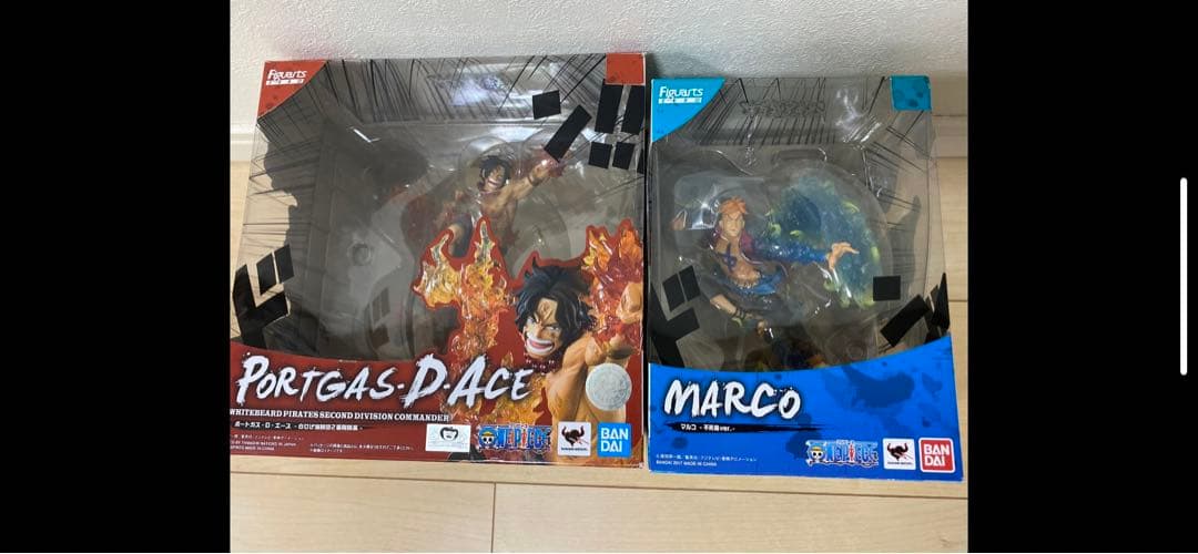 ワンピース　フィギュアーツzero　エース　マルコ　セット