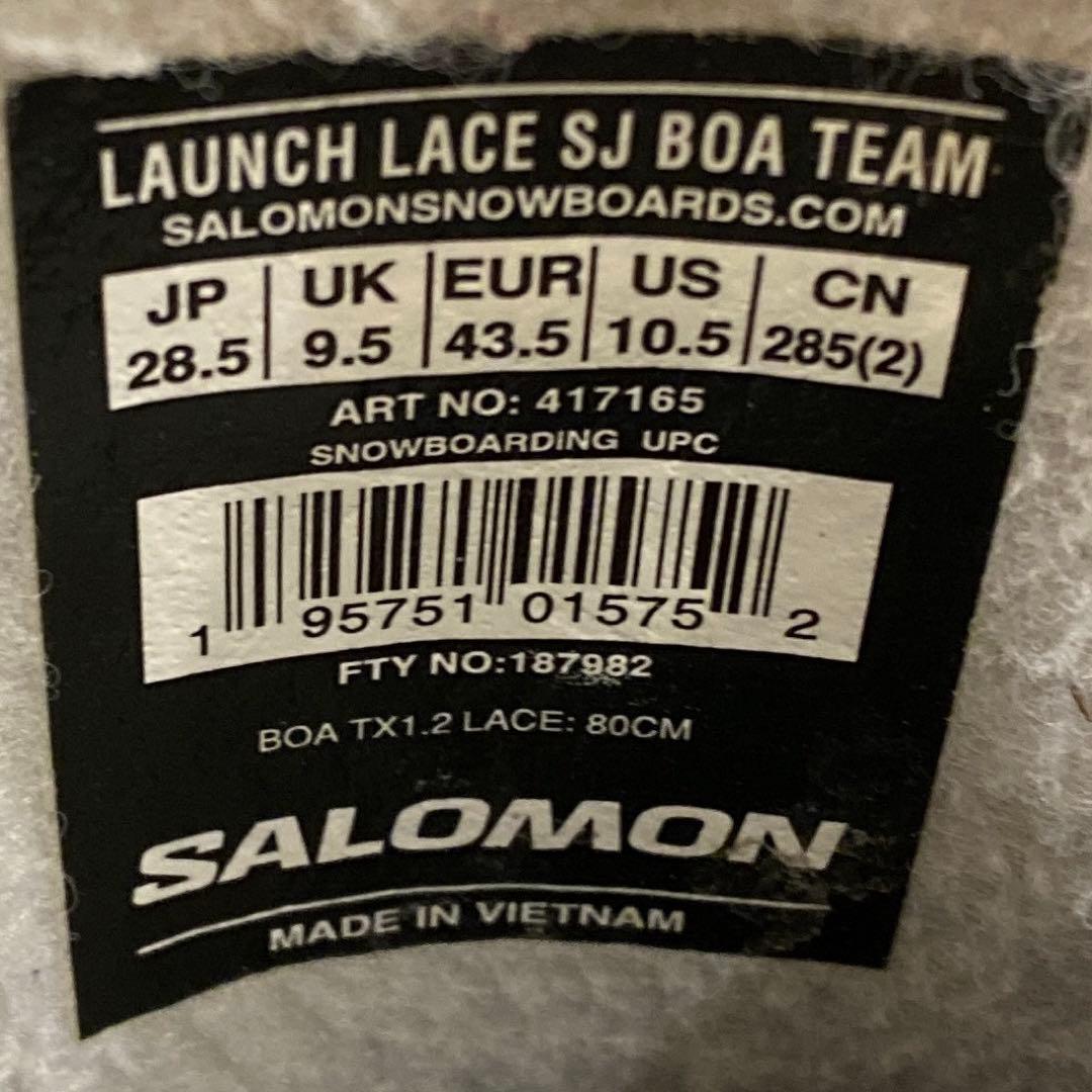 SAOMON　LAUNCH LACE SJ BOA TEAM 28.5cm