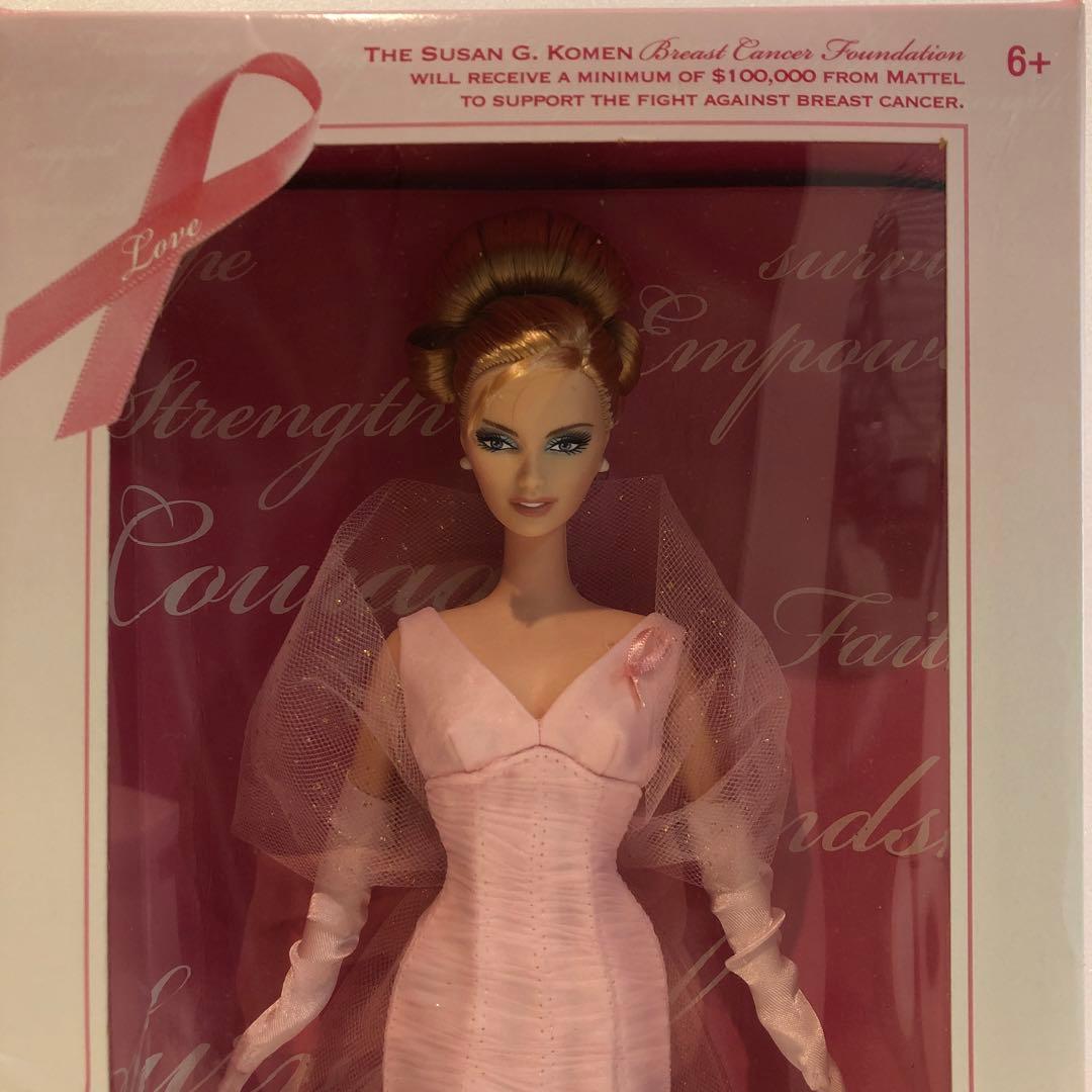 【美品】Barbie バービー PinkRibbon ピンクリボン ピンクラベル