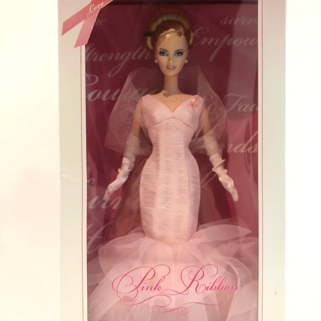 【美品】Barbie バービー PinkRibbon ピンクリボン ピンクラベル