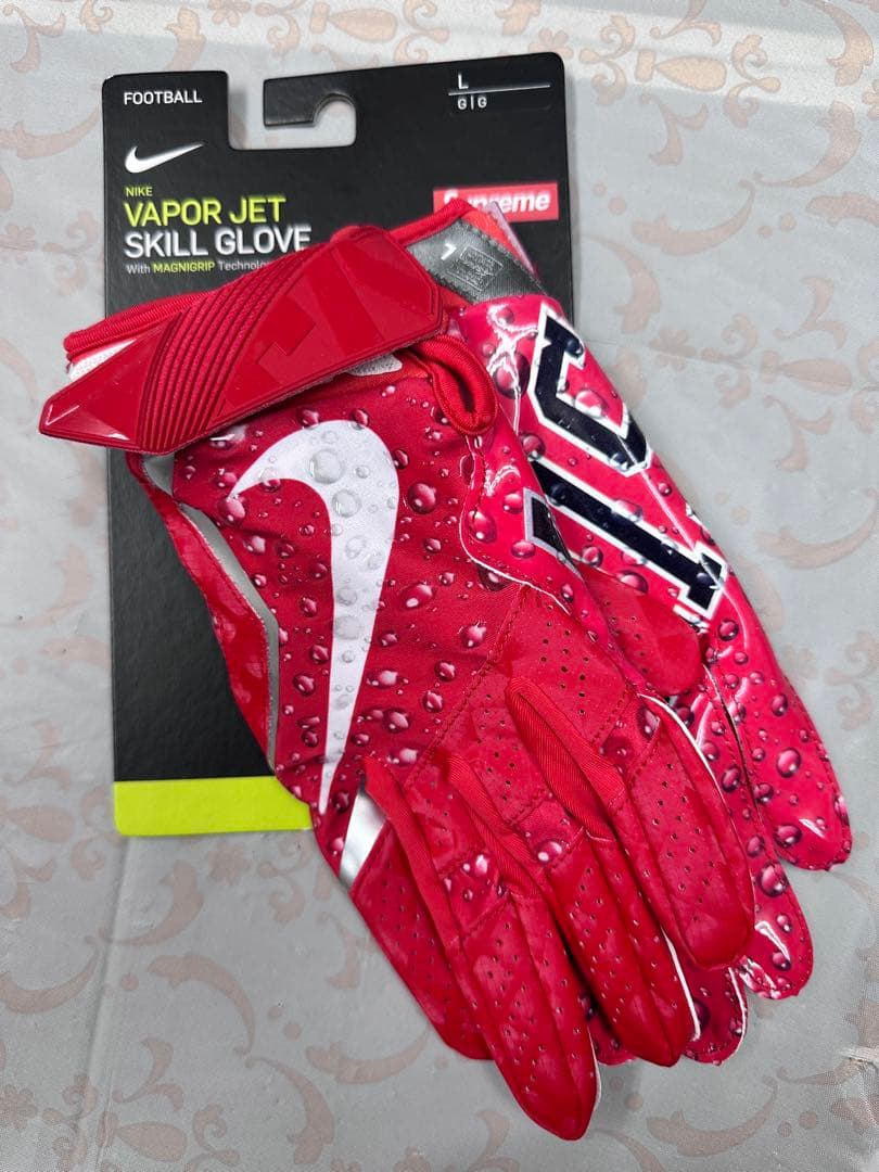 Supreme Nike Vapor Jet 4.0 フットボール グローブ