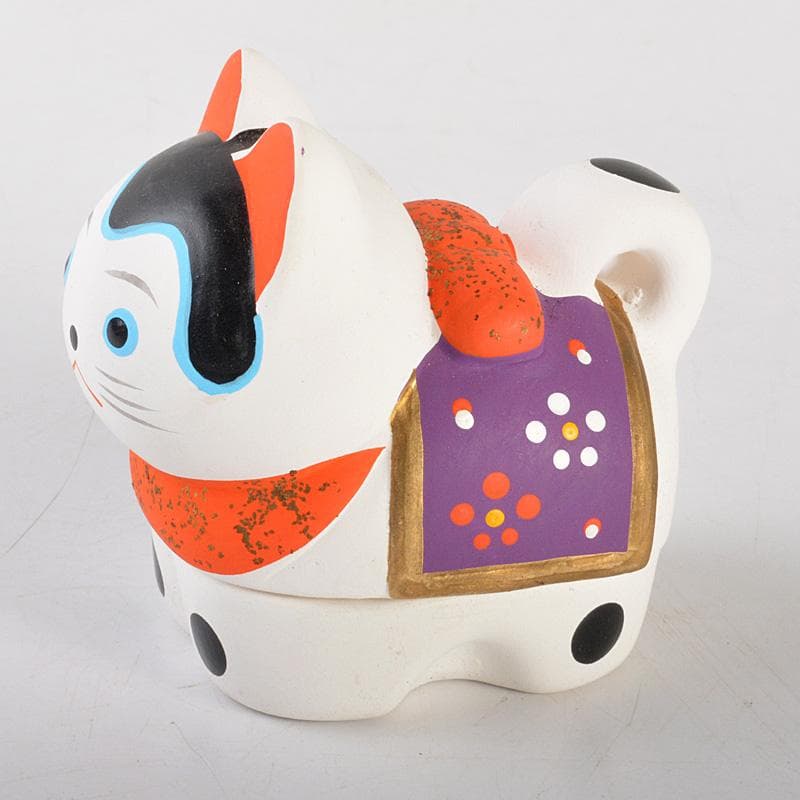 茶道具　張子人形　白張子犬　干支　香合　在銘　C　6413
