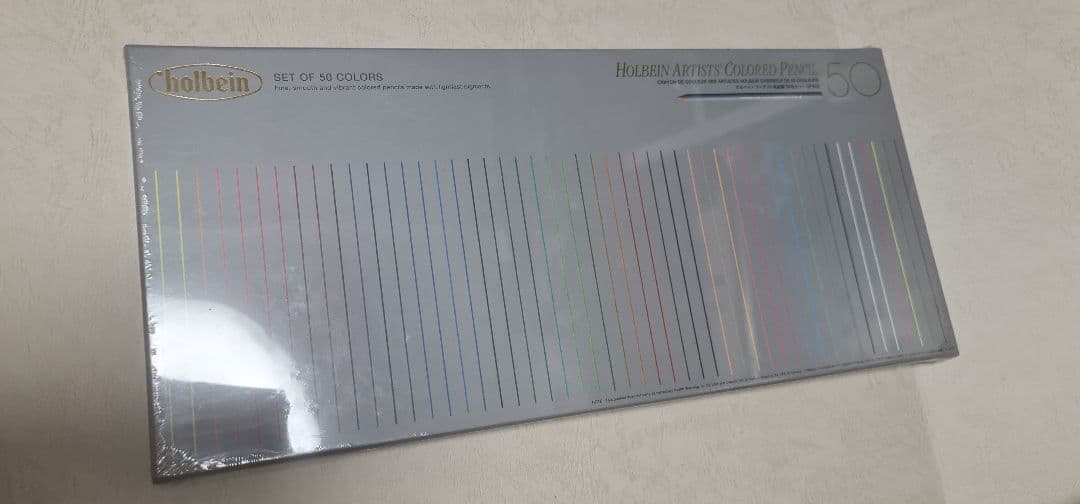 ゆんぶ　ホルベイン アーティスト色鉛筆 50色セット