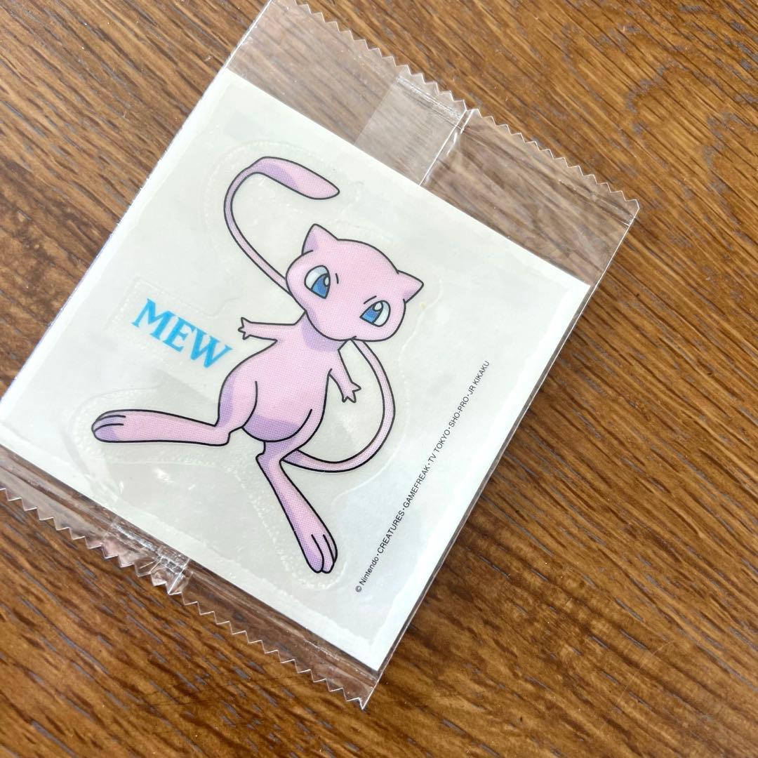 【激レア】ミュウ ステッカー アイロンプリントシート