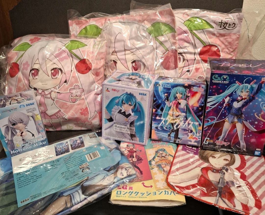 初音ミク 桜ミク プロセカ まとめ売り フィギュア クッション ブランケット