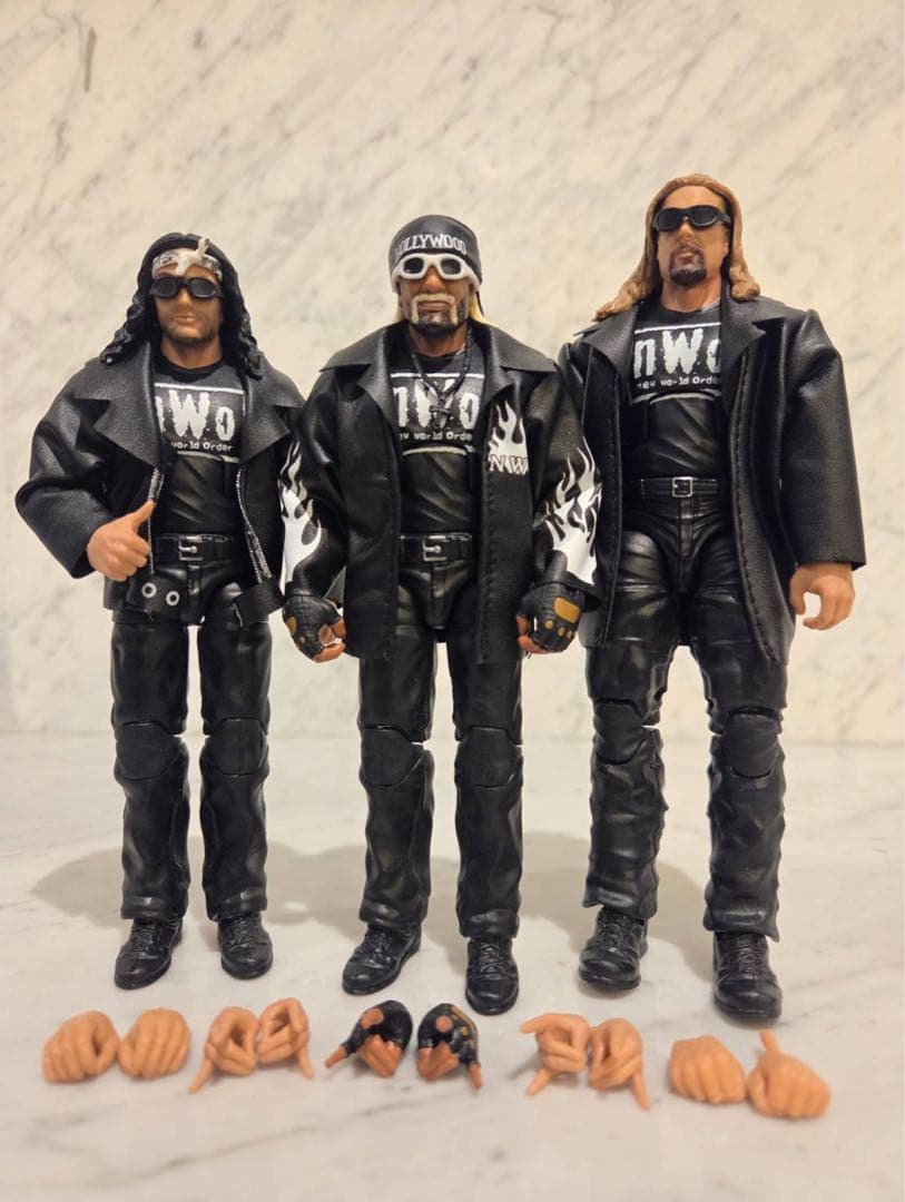 WWE WCW nWo ハルク ホーガン ナッシュ ホール プロレス フィギュア