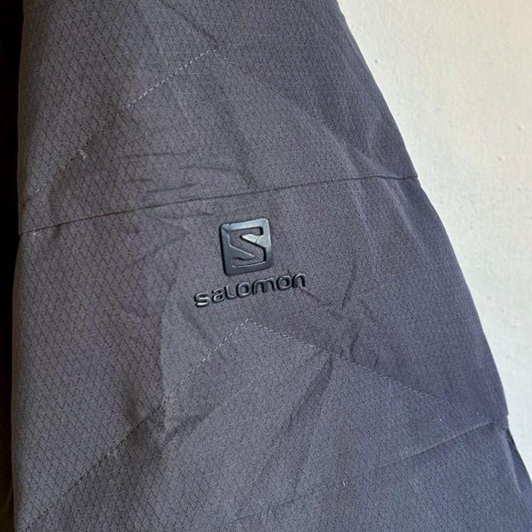 SALOMON ファー ダウンジャケット サロモン XL