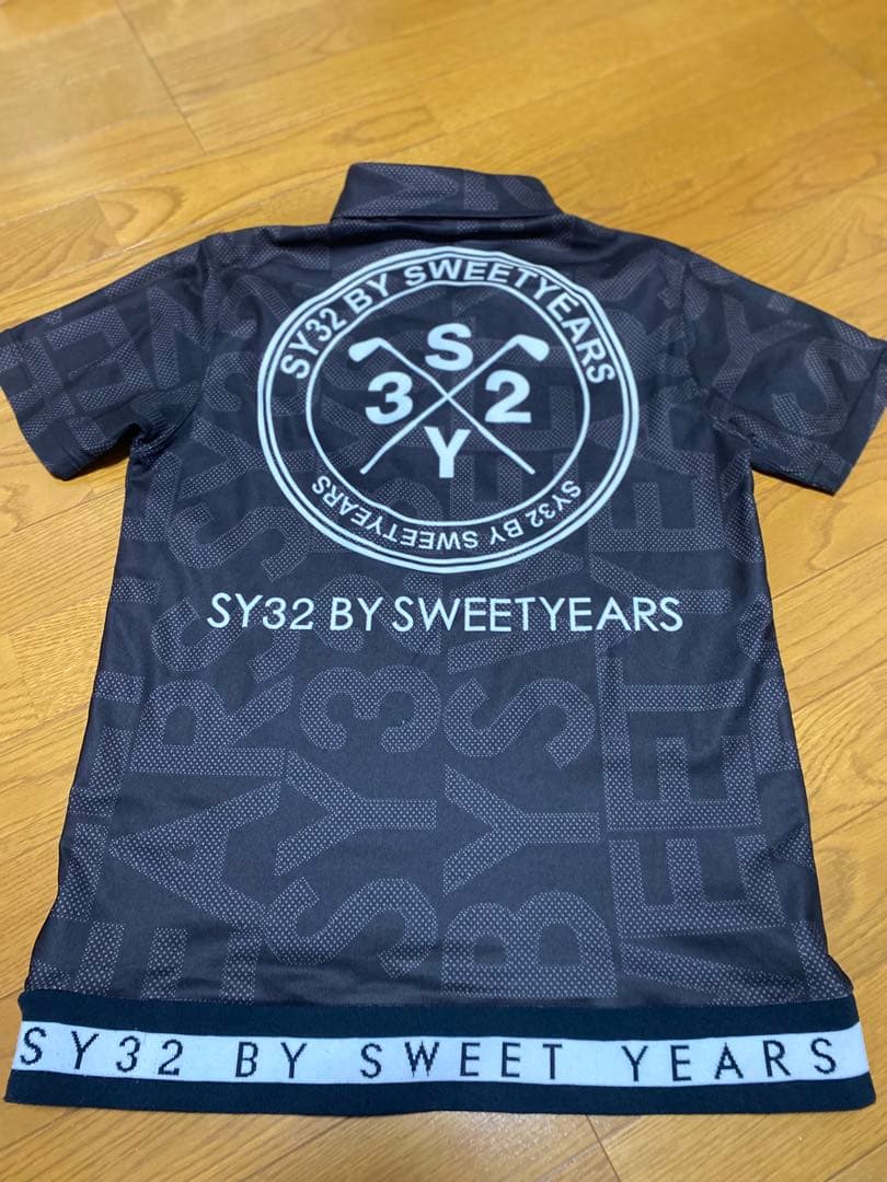 SY32 BY SWEET YEARS ポロシャツ ダークブルー