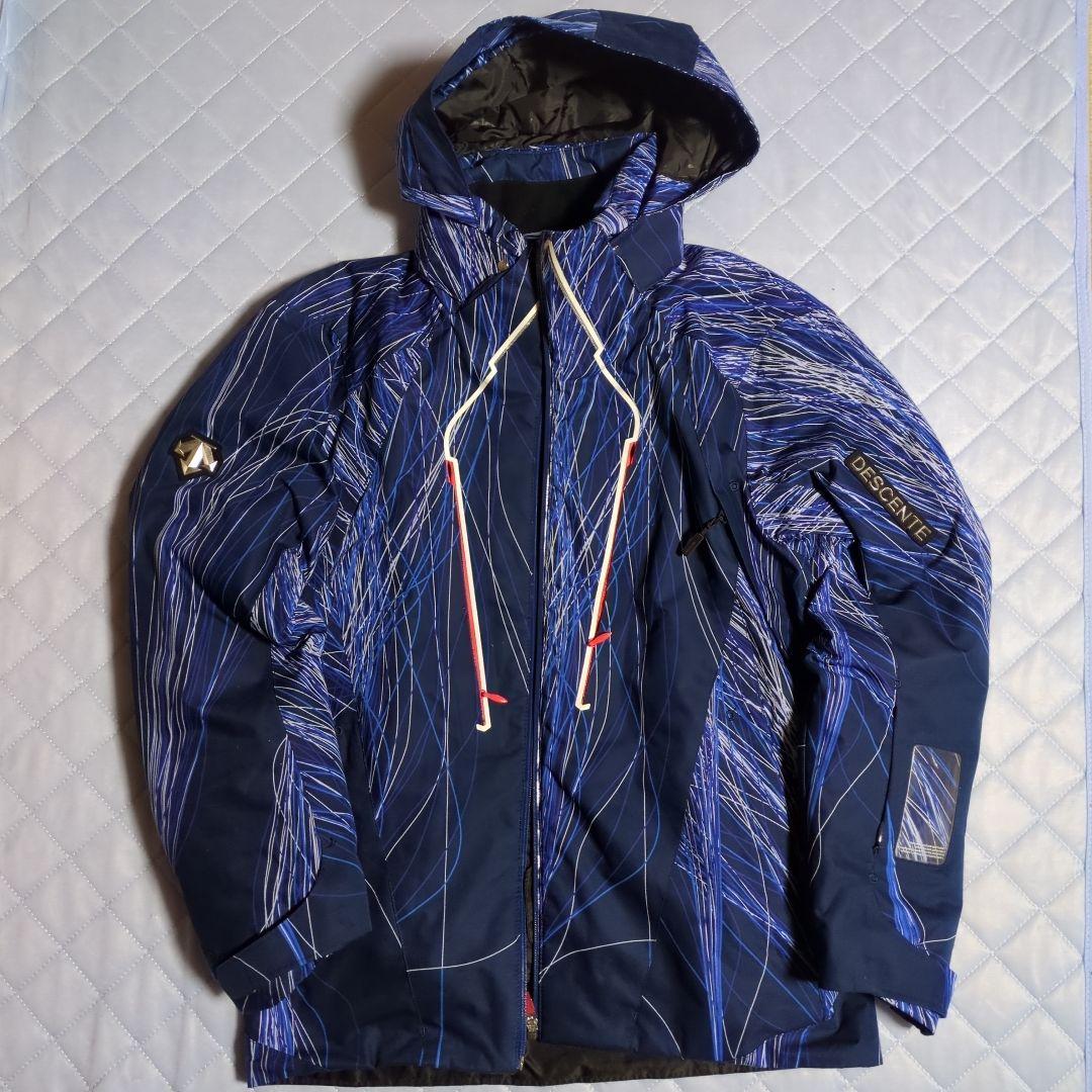 美品DESCENTE スキーウェア セットアップ上Мサイズ下Lサイズ