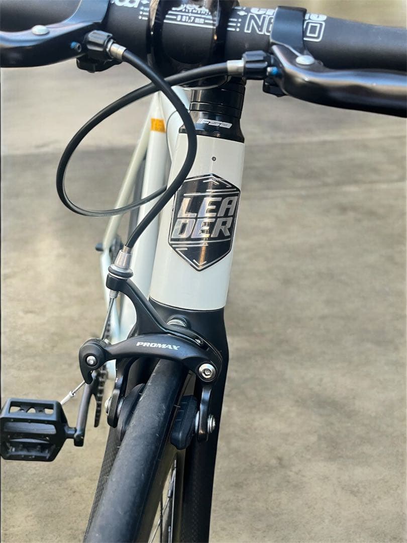 e*o様 LEADER 735TR ピストバイク リーダーバイク ホワイト
