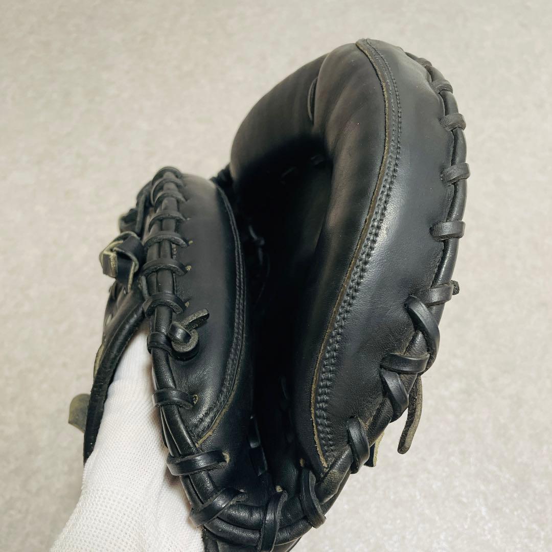 ⚾️グロム　硬式キャッチャーミット　GLOM　捕手　ブラック　刺繍ロゴ