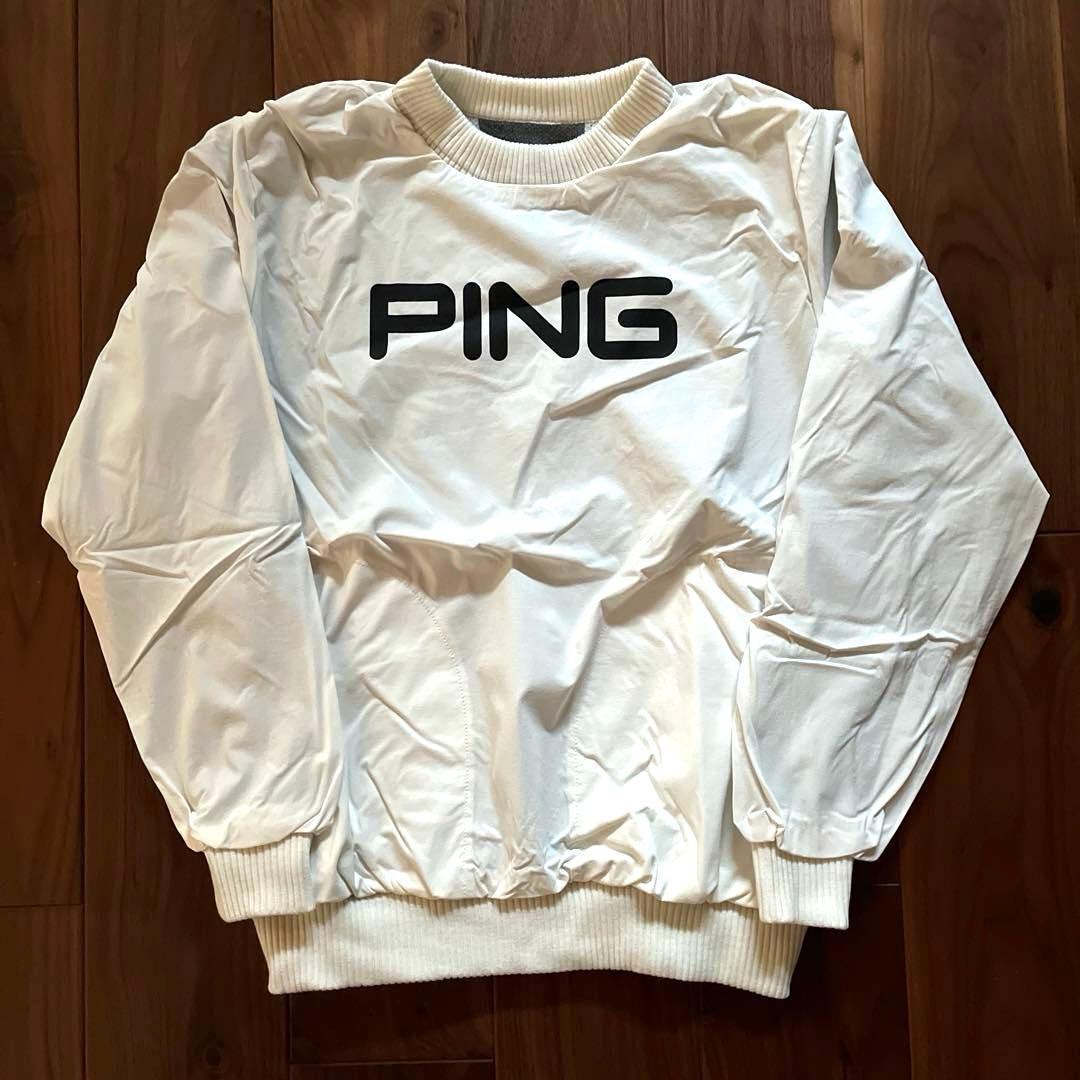 PING GOLF BIGロゴ リバーシブル スニードジャック ホワイト
