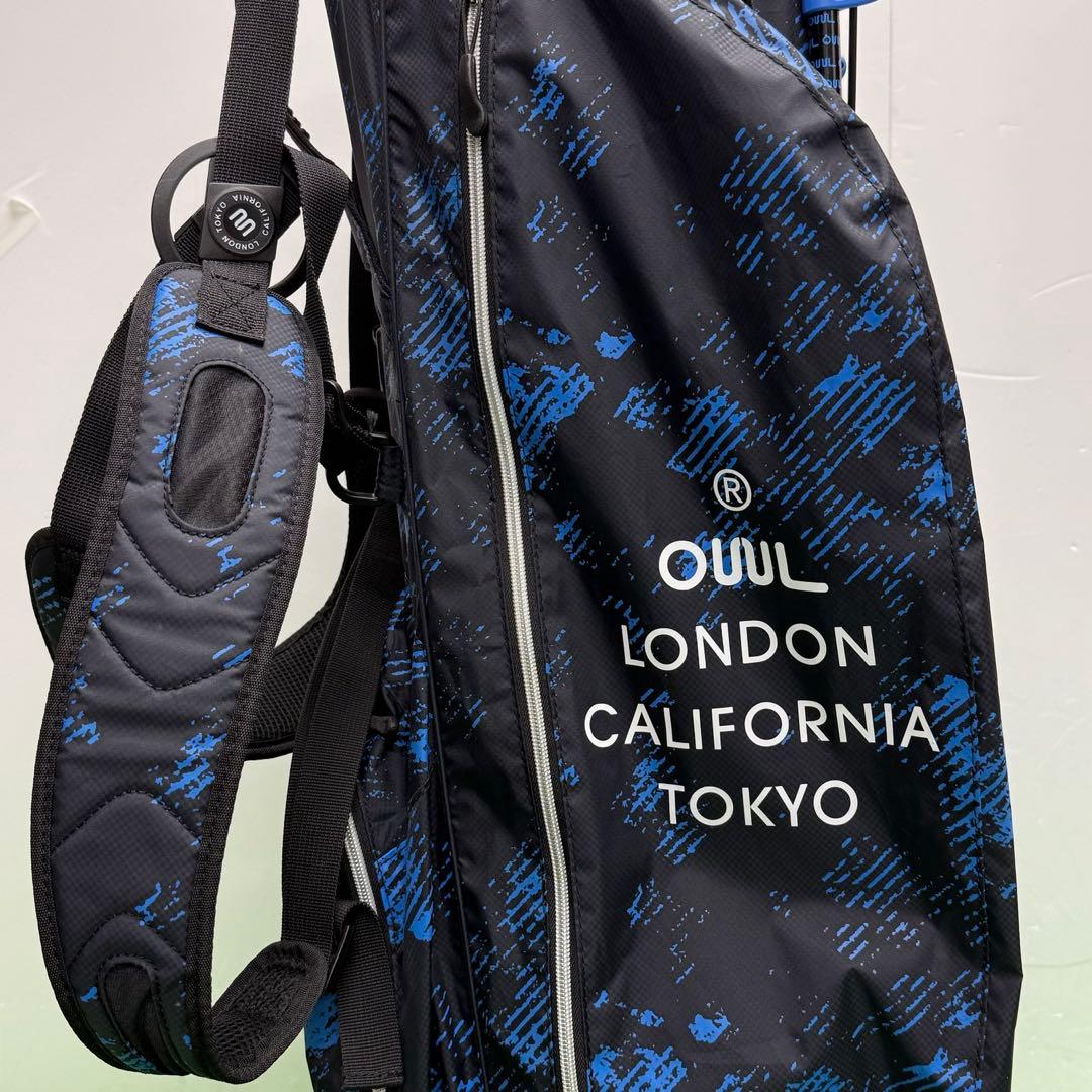 OUUL オウル　キャディーバック　ゴルフバック　９インチ　ブルー