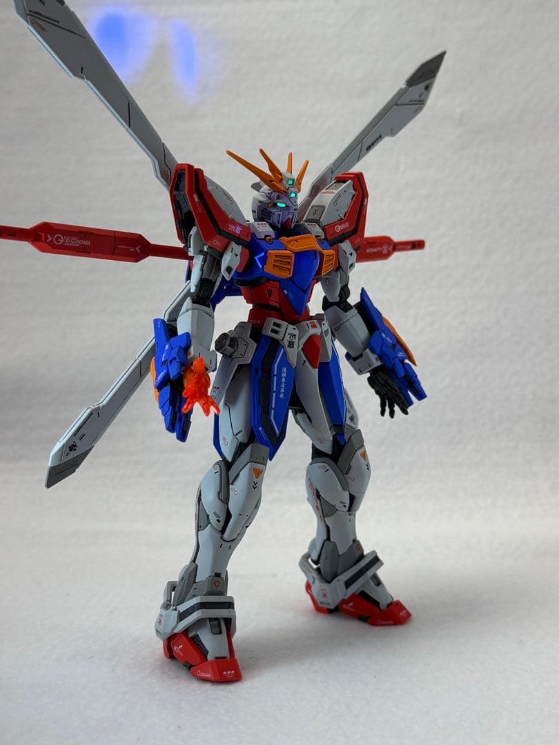 ガンプラ完成品　RGゴッドガンダム全塗装完成品