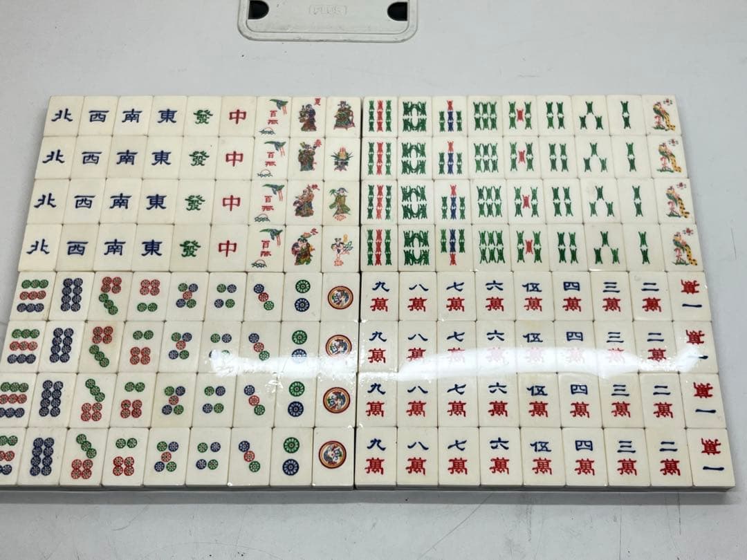 詳細不明 麻雀牌 骨董品 中国麻雀牌